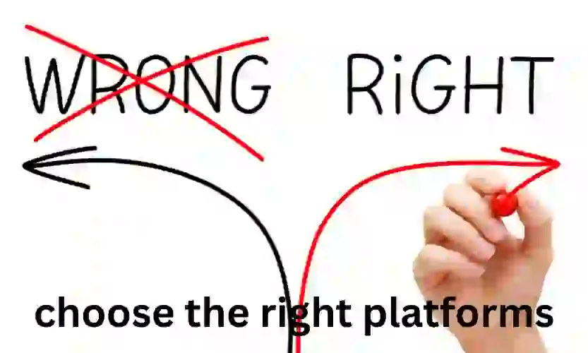 choose the right platforms