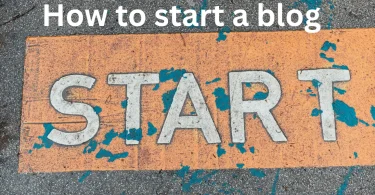 how to start a blog